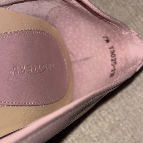 Trotters Femi Blush Pink Leather Loafers Size 7 Coquette Grandma Spring Easter - Picture 13 of 15